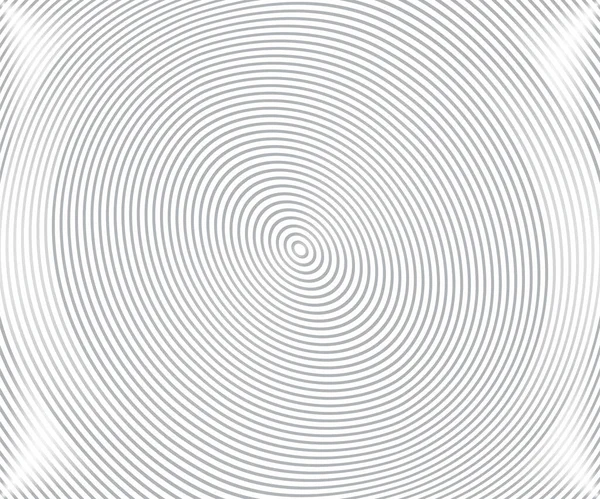 Cercle Concentrique Éléments Milieux Modèle Abstrait Cercle Graphiques Noir Blanc — Image vectorielle