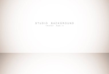 Soyut lüks boş pastel kahverengi gradyan, sınır kahverengi vignette, stüdyo fon ürünü, iş arkaplanı. Vektör İllüstrasyonu.