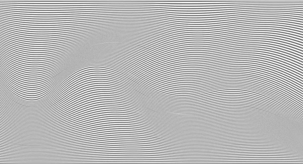 Черно Белый Волновой Фон Простая Текстура Вашего Дизайна Векторная Иллюстрация — стоковый вектор