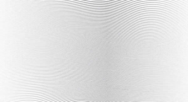 黒と白の波ストライプの背景 あなたのデザインのためのシンプルなテクスチャ Eps10ベクターイラスト背景 — ストックベクタ