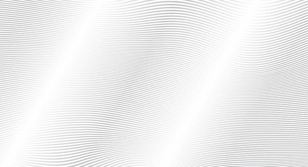 黒と白の波ストライプの背景 あなたのデザインのためのシンプルなテクスチャ Eps10ベクターイラスト背景 — ストックベクタ