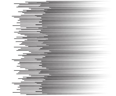 Hız çizgileri Uçan parçacıklar Kusursuz desen, Manga grafik deseni ile savaş, beyaz arkaplanda çizgi roman hızı yatay çizgileri