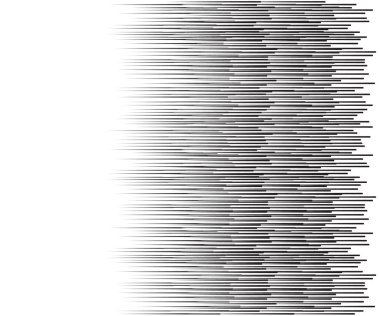 Hız çizgileri Uçan parçacıklar Kusursuz desen, Manga grafik deseni ile savaş, beyaz arkaplanda çizgi roman hızı yatay çizgileri