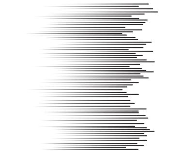 Hız çizgileri Uçan parçacıklar Kusursuz desen, Manga grafik deseni ile savaş, beyaz arkaplanda çizgi roman hızı yatay çizgileri