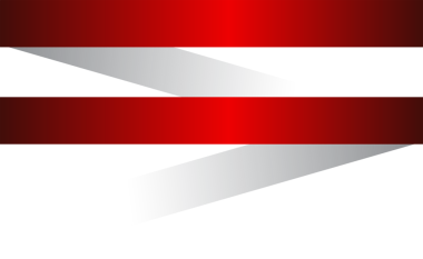 Gölgeli, pankartlı, etiketli kırmızı boş kağıt kırıntıları