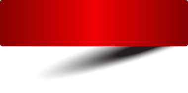 Gölgeli, pankartlı, etiketli kırmızı boş kağıt kırıntıları