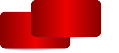 Gölgeli, pankartlı, etiketli kırmızı boş kağıt kırıntıları