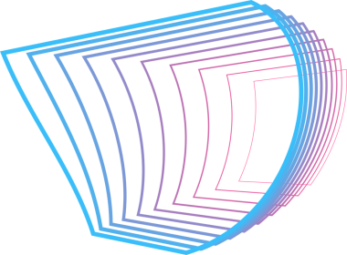 Kare gradyan mavi ve pembe çerçeve, pankart, marka, logo veya sembol