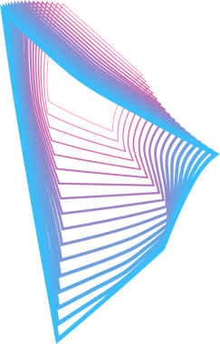 Kare gradyan mavi ve pembe çerçeve, pankart, marka, logo veya sembol