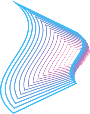 Kare gradyan mavi ve pembe çerçeve, pankart, marka, logo veya sembol