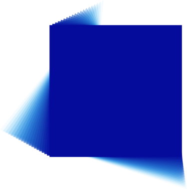 Gelecekçi mavi kare çerçeve. Dijital teknoloji kavramı