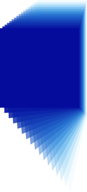 Gelecekçi mavi kare çerçeve. Dijital teknoloji kavramı