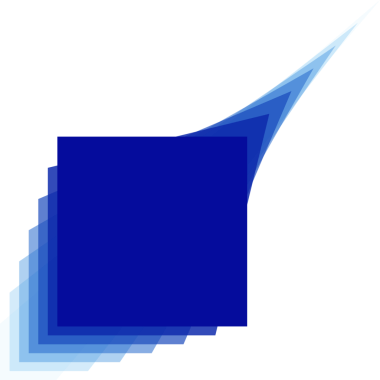 Gelecekçi mavi kare çerçeve. Dijital teknoloji kavramı