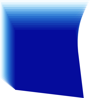 Gelecekçi mavi kare çerçeve. Dijital teknoloji kavramı