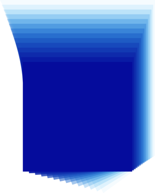 Gelecekçi mavi kare çerçeve. Dijital teknoloji kavramı