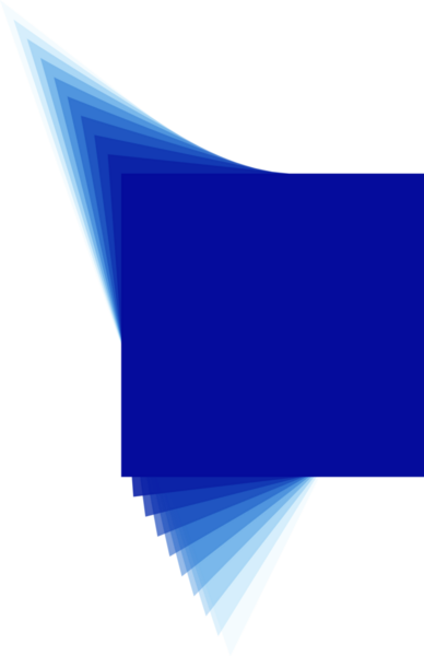 Gelecekçi mavi kare çerçeve. Dijital teknoloji kavramı