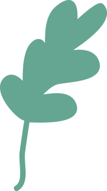 Çiçek ve yaprak doğal tasarım dekorasyonu