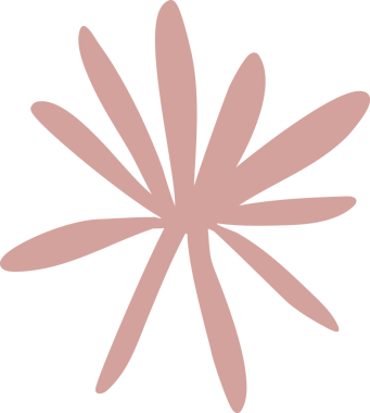 Çiçek ve yaprak doğal tasarım dekorasyonu