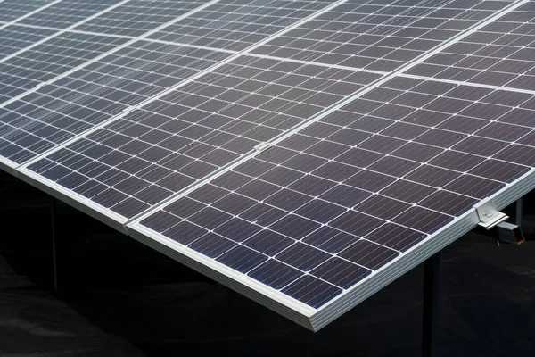Сонячні Сонячні Панелі Стійкість Електроенергії Планети Зелена Енергія Дому Електростанція — стокове фото