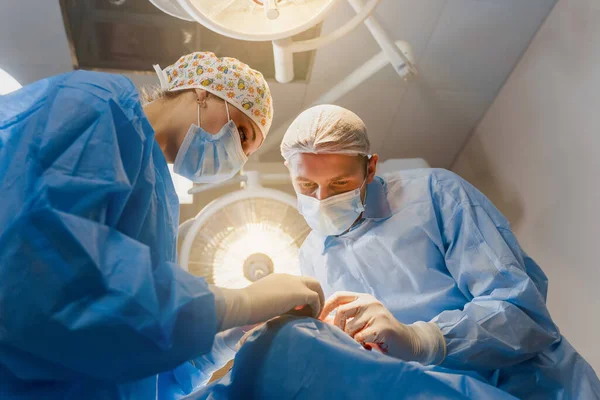 Операція Пластичної Хірургії Блефаропластики Зміни Зору Обличчя Медичній Клініці Лікарі — стокове фото