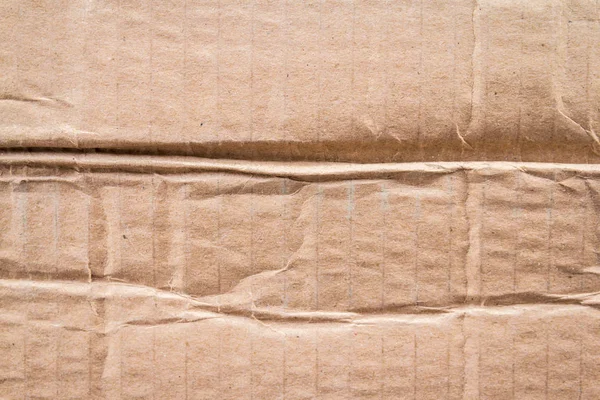 Papírová Krabice Hnědá Textura — Stock fotografie