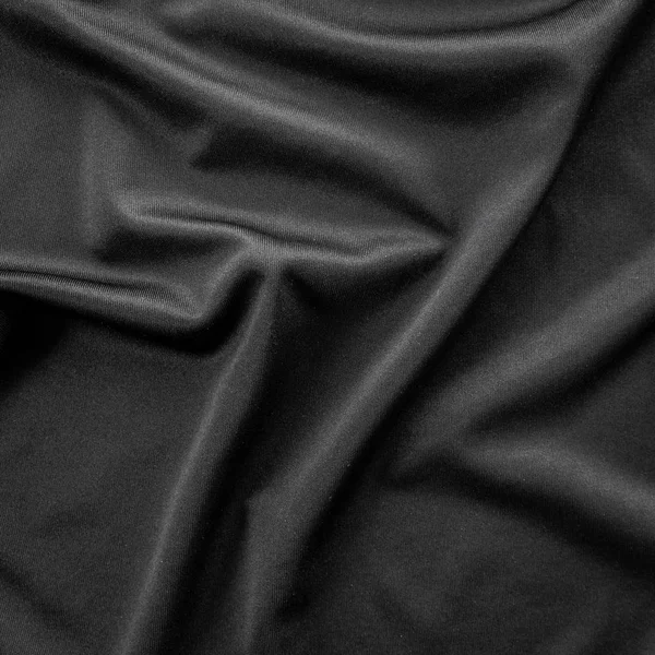 Texture Fond Tissu Noir — Photo