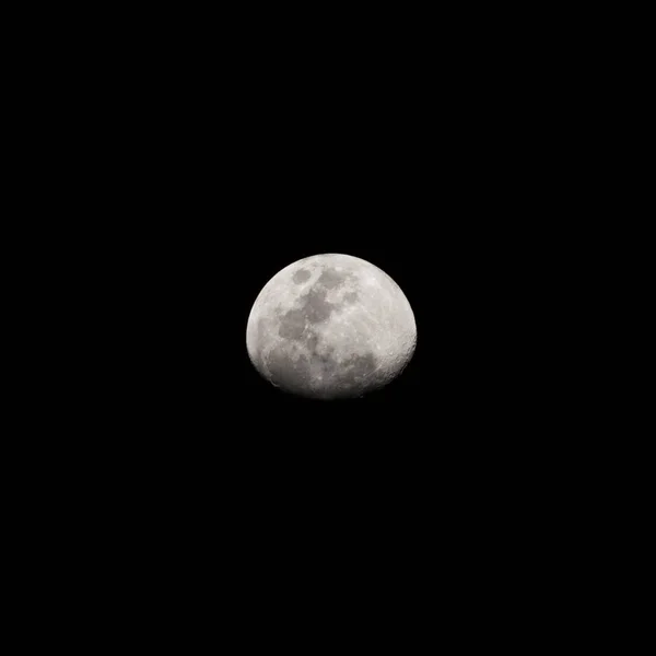 Half Moon Mörka Himlen — Stockfoto