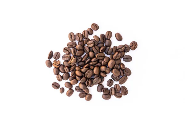 Close Coffee Beans White Background — Stock Photo, Image