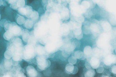 Mavi bokeh soyut arkaplan 