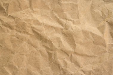 Kahverengi kırışıklık geri dönüşüm kağıdı arka planı