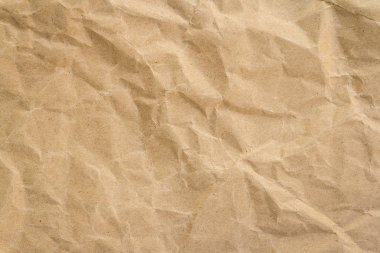 Kahverengi kırışıklık geri dönüşüm kağıdı arka planı