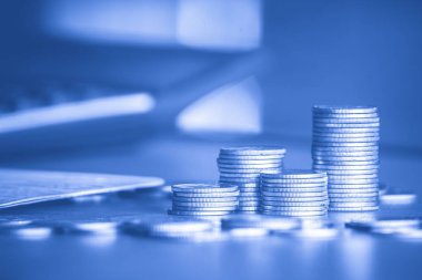 para para yığını ile iş arka plan