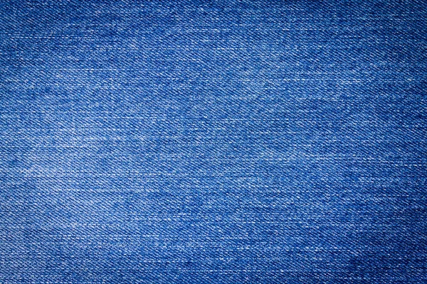 Blue Jeans Texture Close View — Stock Photo, Image