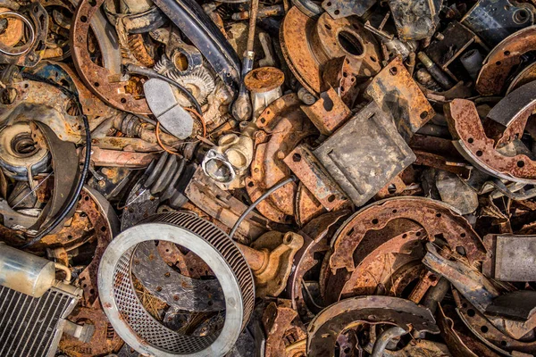 Metal Garbage Full Frame — Stock Photo, Image