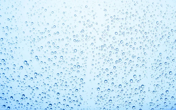 Gotas Agua Sobre Vidrio Gotas Lluvia — Foto de Stock