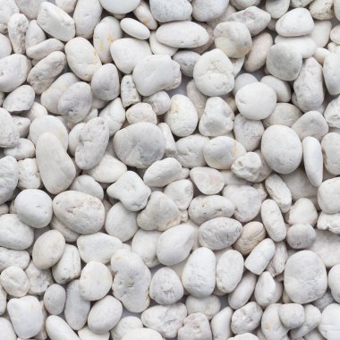 Beyaz çakıl taşı dokusu ve arkaplanı 