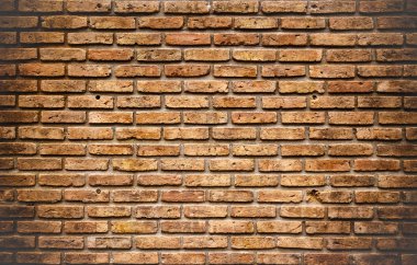 duvar arka plan kahverengi tuğla tam çerçeve