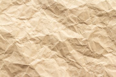 Kahverengi kırışıklık geri dönüşüm kağıdı arka planı