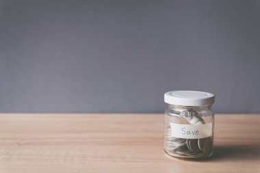 para tasarrufu, Not tasarrufu ile cam kavanoz sikke