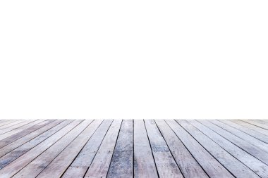 ahşap zemin, plakalar ve beyaz arka plan