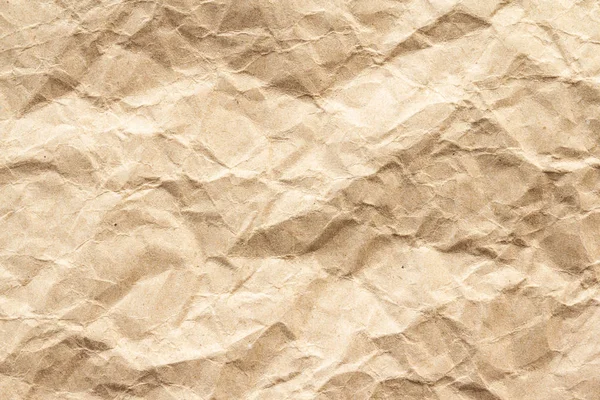 Kahverengi Kırışıklık Geri Dönüşüm Kağıdı Arka Planı — Stok fotoğraf