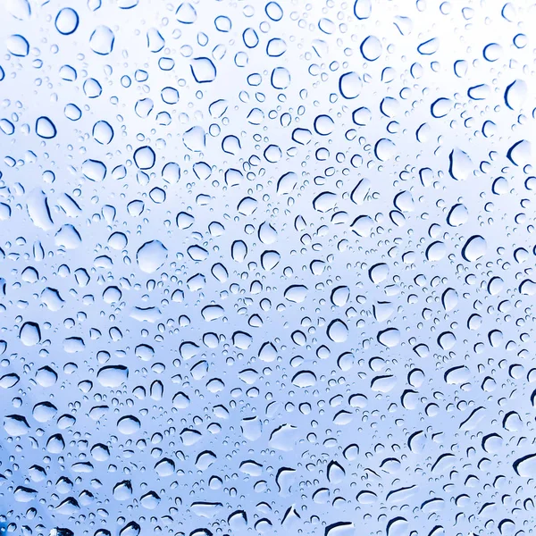 Water Drops Glass Rain Drops — Stock Photo, Image