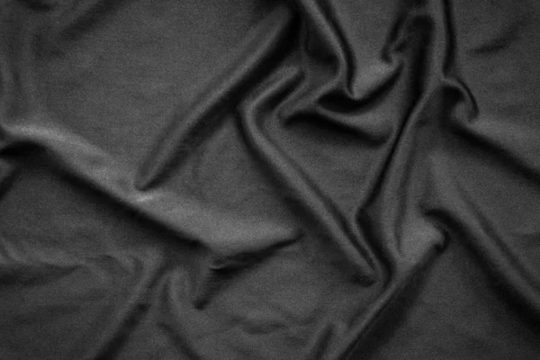 Texture Fond Tissu Noir — Photo