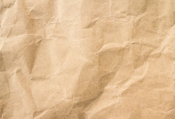 Bruine Rimpel Recycle Papier Achtergrond — Stockfoto