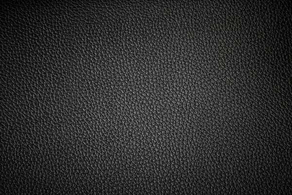 Fond Texture Cuir Noir — Photo