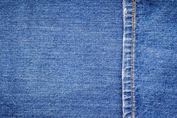 Blauwe Jeans Textuur Met Close Weergave — Stockfoto