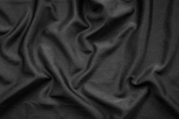 Texture Fond Tissu Noir — Photo