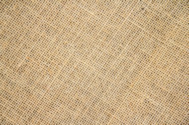 kahverengi Burlap arka plan ve doku, kumaş kopya alanı 