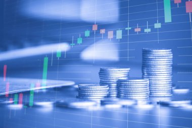 para ve grafikler ile iş arka plan 