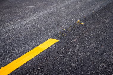 Asfalt yol dokusunu kapat
